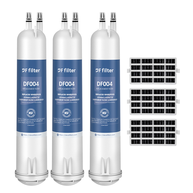 Dearfilters Compatible with Filter3,4396841,EDR3RXD1 3PCS with air filter