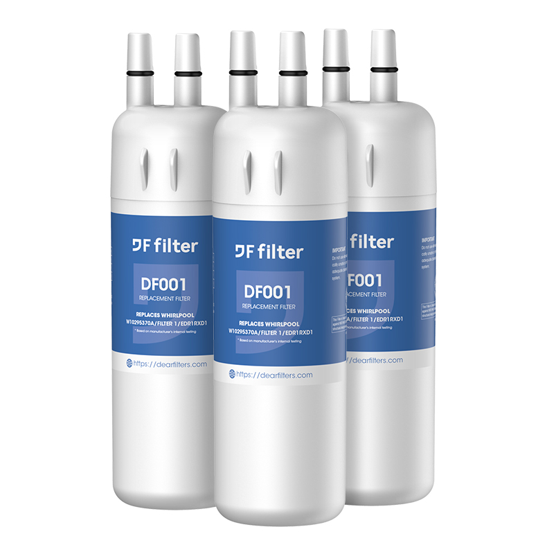 Dearfilters Compatible with EDR1RXD1,W10295370A,Refrigerator Water Filter 1 3PCS